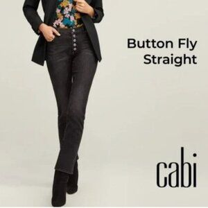 Cabi 4149 Button Fly Straight Jeans Fall 2021 Size 4
